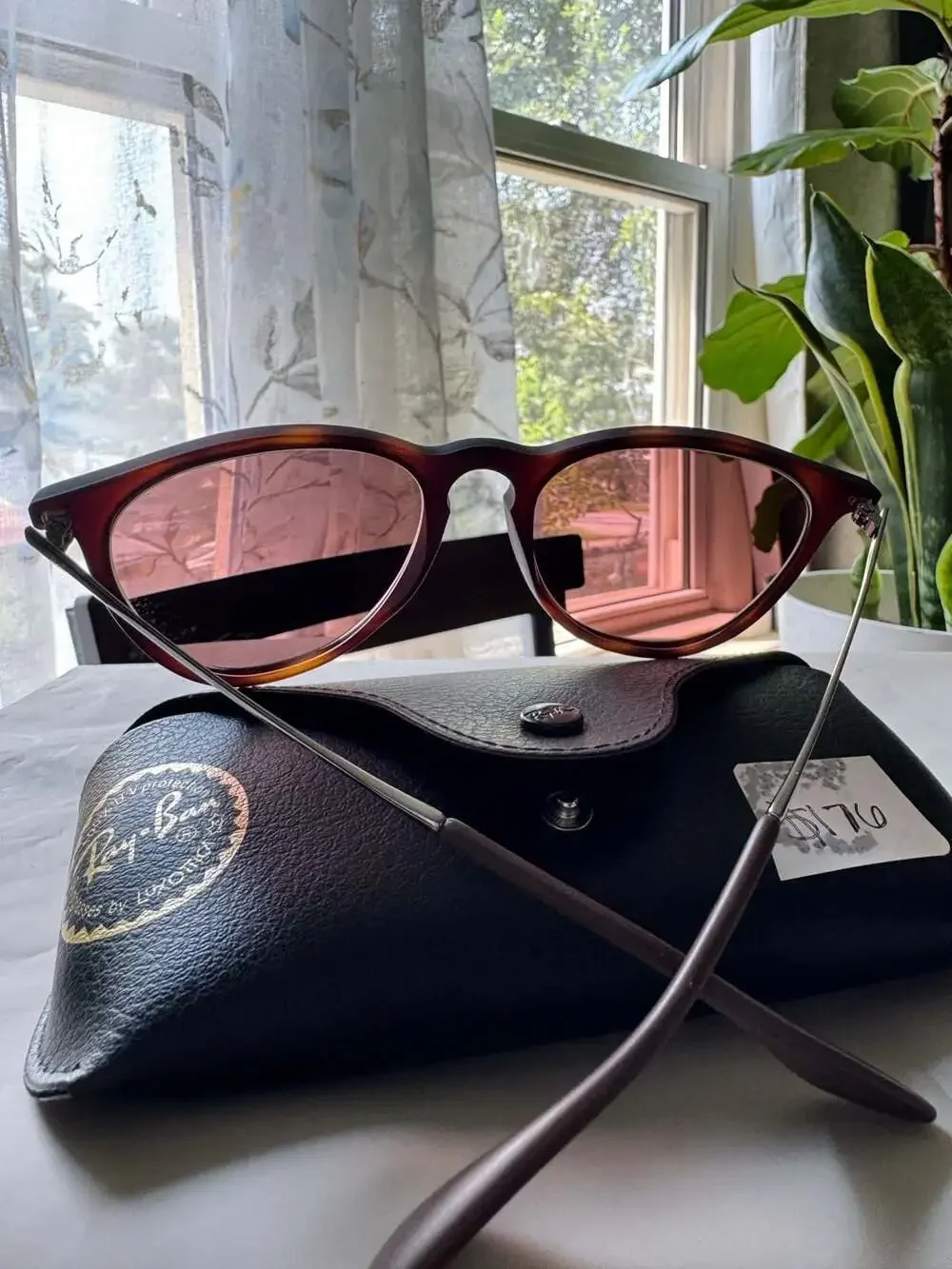 Ray-Ban Junior RJ9060SF Erika Sunglasses Havana Rubber Frame